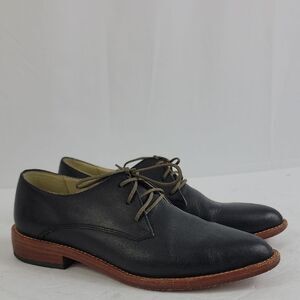 Nisolo James Oxford Black Leather Women's Shoes